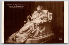 Postcard RPPC Eglise de la Sorbonne Statue De Richelieu Paris France picture