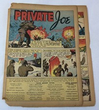 1945 four page cartoon story ~ Private JOE MARTINEZ Attu, Aleutian Islands picture
