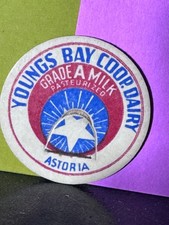 Rare Vintage Stnd Milk Bottle Cap Young's Bay Cooperative Astoria Oregon picture