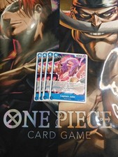 4x Captain John OP17-044 - One Piece TCG English Playset Near Mint - Blue Rocks picture