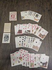 Antique 1903 Gypsy Witch Fortune Telling Cards Madame Le Normand Home Game Co. picture