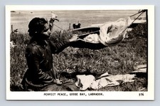 RPPC Perfect Peace Goose Bay Labrador Canada Postcard picture