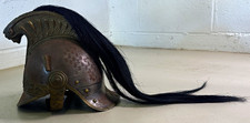 Antique French M1874 Dragoon Cavalry Helmet - 1873 Dated - Rare Intact Buckle picture