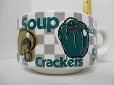 Vintage Houston Harvest Coffee Mug Soup & Crackers Bowl picture