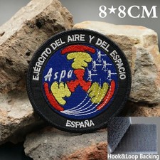 ASPA Spain Patch - Air Force Air & Space Force 8×8 cm Hook&Loop Team picture