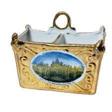 Newport , Rhode Island RI Antique GATE AT THE BREAKER Souvenir China Trinket picture