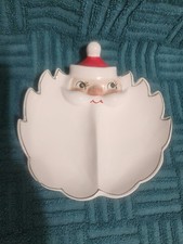 1959 Holt Howard Starry-Eyed Santa Candy Dish Divided picture