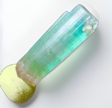 Double Terminated Untreated Pink Cap Tourmaline Crystal Raw Natural Specimen picture
