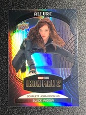 2022 Upper Deck Marvel Allure #4 🔥 Scarlett Johansson Black Widow Black Rainbow picture