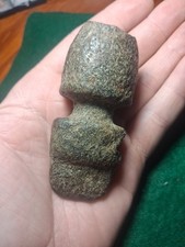 Rare Porphory Mi'kmaq Ceremonial Pipe Great Lakes Region Garunteed... picture
