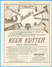 1907 Keen Kutter Simmons Hardware St Louis MO Tools Hammer Saw Hatchet Drill Ad picture