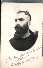 Bearded Capuchin friar Maddaloni Caserta  Italy c1910s Real Photo Postcard bhn picture