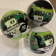 Cartoon Network Ben 10 Omnivers Set Of 3 Blind Balls New Sealed picture