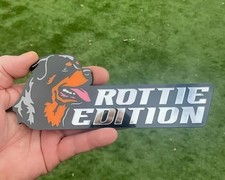 Car Emblem: Dog Car Badge Laser Cutting Emblem Cool Decals Trucks German Shep... picture
