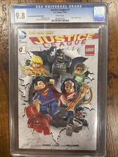 Justice League #1 No UPC Lego Variant Never Sold To Public White Pages picture