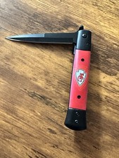 NFL Football Kansas City Chiefs Spring Assisted Open Survival Pocket Knife picture