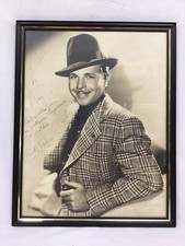  DICK POWELL SIGNED INSCRIBED PHOTOGRAPH CIRCA 1930s RARE PHOTO 11 X 14  picture