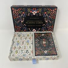Rifle Paper Co Hawthorne Luxembourg Two Decks Playing Cards New Floral Birds picture