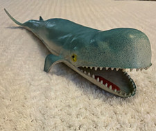 Vintage AAA Sperm Whale Toy Figure Hard Rubber Plastic Marine Sea Life 🐳 picture