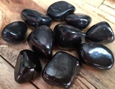 Shungite Tumbled Stone - Polished Natural Shungite from Karelia, Russia picture