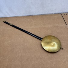 Antique Lenzkirch Vienna Regulator Clock Pendulum Brass Bob 25” c.1860s picture