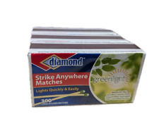 (3 boxes) (300 per box) Diamond Greenlight Strike Anywhere Matches picture