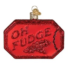 Old World Christmas OH FUDGE SOAP (32829) Glass Ornament w/ OWC Box picture
