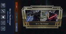 EPIC GILDED GALAXY S2 WEEK 9 SOL vs THE STRANGER TOPPS STAR WARS CARD TRADER picture