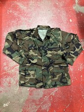USGI US Military Woodland BDU Shirt Medium Regular NWOT Vintage picture