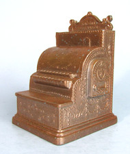 NATIONAL CASH REGISTER Vintage Metal Bank Advertising NCR University Est. 1937 picture