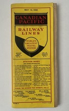 1920s Canadian Pacific Railway Timetable Brochure May 1929 Trans-Canada picture