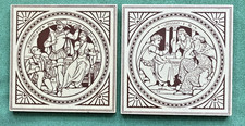 2 MINTON TILE ANTIQUE 6
