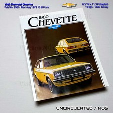 UNCIRCULATED 1980 Chevrolet CHEVETTE Dealer Sales 16 pg Brochure #3909 Rev 8/79 picture