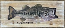 Fish Bass Wooden Wall Art 17