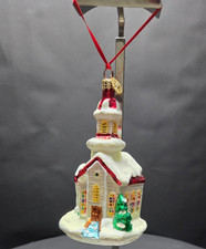 2000 Christopher Radko Holiday Spirit Church Ornament 00-1279-0 Box Tag picture
