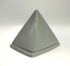 Salins Studio France GREY Sugar Bowl 1980s, VTG. PIERRE CASENOVE  Post-modern picture
