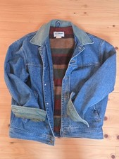 L.L.Bean Elle Bean Denim Jacket Lining Blanket M picture