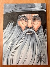Gandalf 2015 Cryptozoic The Hobbit The Battle Of The Five Armies Sketch 1/1  picture