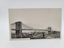 Early 1900's New York NY East River Brooklyn Bridge Antique Postcard Unposted  picture
