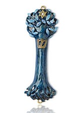Creative Judaica Bless This House Tree Of Life Mezuzah Case Wooden Texture picture