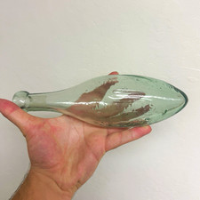 Antique 1880 A.J. Wintle & Sons Bill Mills Ross Torpedo Soda Bottle Aqua Glass picture