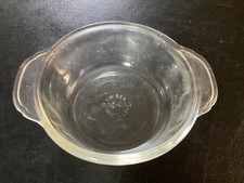 Clear Glass Fire King 1 Pt. Casserole / Serving Bowl USA picture