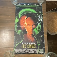 Paramount Pictures Double-Sided Poster Star Trek First Contact / Experience 1997 picture