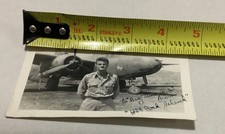 Old Vintage WW2 “KAY” Douglas A-20 Havoc Plane & Soldier Photo picture