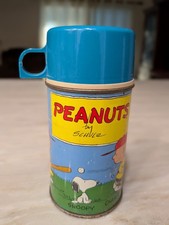 1959 Aladdin Thermos Peanuts Charles Schultz Snoopy Linus Charlie from Lunch Box picture