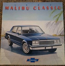 Original 1982 CHEVROLET MALIBU CLASSIC SALES Showroom BROCHURE  picture