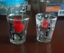 Lot of 2 New York Shot Glasses picture