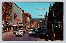 Oneonta NY-New York, Main Street, Advertisement, Antique, Vintage Postcard picture
