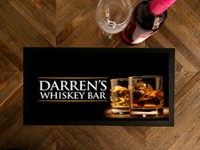 Personalised Whiskey bar runner mat - Pubs & Cocktail Bars picture