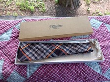 VINTAGE JS BASHORE CLOTHING LEBANON PA TIE WITH ORIGINAL BOX ADVERTISING picture